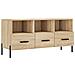 Mobile Porta Tv Rovere Sonoma 102x36x50 Cm In Legno Multistrato - Foto miniatura 2