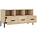 Mobile Porta Tv Rovere Sonoma 102x36x50 Cm In Legno Multistrato - Foto miniatura 7