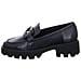 Oxford Loafers Mocassino Pelle Scarpe Donna Nero Eu 40, 12-21703-01 - Foto miniatura 3