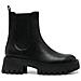 Asher Flat Bootie Stivaletti Pelle Di Mucca Scarpe Donna Marrone Eu 39, 40f4asfe6l-292 - Foto miniatura 1
