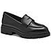 Black Leather Classic Closed Loafers Mocassino Pelle Scarpe Donna Nero Eu 41, 1-24323-43 003 - Foto miniatura 1