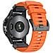 Cinturino Da Orologio Da 22 Mm Per Garmin Fenix 3/5/5x / 6x / 7x Orange - Foto miniatura 2