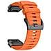 Cinturino Da Orologio Da 22 Mm Per Garmin Fenix 3/5/5x / 6x / 7x Orange - Foto miniatura 3