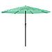 Ombrellone Giardino Con Palo In Acciaio Verde 388x388x248 Cm - Foto miniatura 2