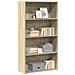 Libreria Rovere Sonoma 80x30x152 Cm In Legno Multistrato - Foto miniatura 1