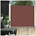 Lusso Casadino -  Tenda Laterale Retrattile Per Patio 100x300 Cm Marrone - Foto miniatura 8