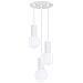 Sollux Lighting Lampada A Sospensione Halo 3p Bianco Sl.1710 - Moderno Lampada A Sospensione Bianco 125x25x25 Cm - Foto miniatura 1