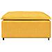 Modulo Poggiapiedi Divano Modulare Giallo Chiaro 100x100x48 cm - Foto miniatura 3