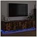 Mobile TV con LED Rovere Affumicato 180x38x49 cm Legno Ingegnerizzato - Foto miniatura 5