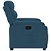 Poltrona Reclinabile Blu in Velluto - Foto miniatura 7