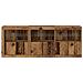Credenza con Luci LED Legno Vecchio 181,5x37x67 cm Legno Ingegnerizzato - Foto miniatura 5