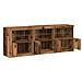 Credenza con Luci LED Legno Vecchio 181,5x37x67 cm Legno Ingegnerizzato - Foto miniatura 6
