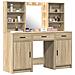 Set di 3 Tolette in Rovere Sonoma Legno Ingegnerizzato - Foto miniatura 3