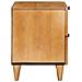 Comodino Marrone chiaro 40 x 33 x 46 cm legno massello di mango - Foto miniatura 5