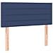 Giroletto a Molle con Materasso Blu 120x190 cm in Tessuto - Foto miniatura 7