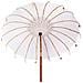 Parasol Balinese Crema 210-220 cm Cotone, legno massello - Foto miniatura 8