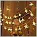 Catena Luminosa A Stella 20m 200 Led Con Connettore Finale, Spina, 8 Modalità, Bianco Caldo - Foto miniatura 2