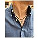 Collana Talismano In Pelle E Argento Placcato - Foto miniatura 4