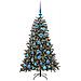 Albero di Natale artificiale con 150 LED Verde 120 cm - Foto miniatura 3