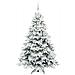 Albero di Natale artificiale con 300 LED Bianco 180 cm PE e PVC - Foto miniatura 3