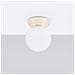 Lampada Da Soffitto Zori Beige Ip44 Sl. 1897 - Minimalist Lampada A Soffitto Beige 12x12x16 Cm - Foto miniatura 3