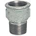 Raccordo Filettato Ghisa Malleabile  Nipplo 1 1/4  Ig X Ag Zincato - Foto miniatura 1