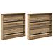 Scaffale per riviste 2 pcs Rovere artigianale 80 x 12 x 70 cm - Foto miniatura 1