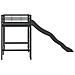 Letto loft per bambini con scivolo Nero e antracite 90 x 190 cm - Foto miniatura 6