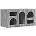 Mobile TV Grigio Sonoma 80 x 35 x 40 cm Legno multistrato - Foto miniatura 1