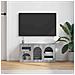 Mobile TV Grigio Sonoma 80 x 35 x 40 cm Legno multistrato - Foto miniatura 4