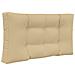 Cuscino per divano da esterno 2 pcs Beige Poliestere - Foto miniatura 5