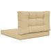 Cuscino per divano da esterno 2 pcs Beige Poliestere - Foto miniatura 7
