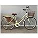 Bici Stile Olanda Misura 26 Bicicletta Donna Linea College Con Manubrio In Alluminio Accessori In Tinta Con Cesto Senza Cambio - 46 Panna - Foto miniatura 1