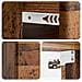 Mobiletto da notte a muro Legno antico 34,5 x 33 x 20 cm - Foto miniatura 7