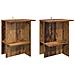 Tavolino da salotto 2 pcs Legno antico 40 x 30 x 49 cm - Foto miniatura 1