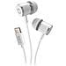 TEEARTYCW cuffia e auricolare Cablato In-ear Musica e Chiamate USB tipo-C Bianco - Foto miniatura 1