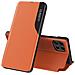 Custodia Eco Leather View Elegante Per Libri Con Supporto, Per Samsung Galaxy A22 4g, Arancione - Foto miniatura 3