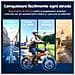Ep-2 Boost Bicicletta Elettrica Pieghevole Fatbike Da 20", Motore 250w 55 N·m, Batteria Rimovibile 48v 13ah, Velocità Massima 25?km /h, Autonomia 120?km, Freni A Disco Meccanici, Telaio In Alluminio, Adatta A Tutti I Terreni, Colore Grigio - Foto miniatura 7