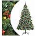 Albero di Natale artificiale 300 LED Bianco caldo PVC e Metallo - Foto miniatura 1