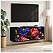 Mobile TV da Parete KIEL 102 x 33 x 40 cm Rovere Nero - Foto miniatura 2