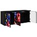 Mobile TV da Parete KIEL 102 x 33 x 40 cm Rovere Nero - Foto miniatura 3