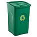 Pattumiera In Polipropilene Riciclabile Per Raccolta Differenziata, Capacità 50 Lt, 37x37xh. 56 Cm Verde - Foto miniatura 1