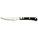 Coltello Bistecca da Tavola - Lama Acciaio Inossidabile Nitrum 115 Mm - Manico Polioxymetilene (pom) Colore Nero E Oro - Foto miniatura 1
