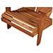 Sedia da Giardino Adirondack in Legno Massello di Acacia - Foto miniatura 3