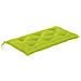 Panca da Giardino con Cuscino Verde Brillante 112 cm Legno Teak - Foto miniatura 2