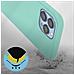 Cover Per Iphone 13 Pro Max In Silicone Semi-rigido Soft-touch Turchese - Foto miniatura 2