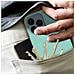 Cover Per Iphone 13 Pro Max In Silicone Semi-rigido Soft-touch Turchese - Foto miniatura 4