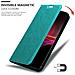 Custodia Compatibile Con Sony Xperia 1 Iii In Turchese Petrolio - Coperchio Protettiva Con Chiusura Magnetica, Funzione Stand E Tasca Per Le Carte - Foto miniatura 7