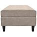 Hartford Pouf In Velluto Tortora - Foto miniatura 8