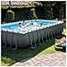 26364 piscina fuori terra Piscina con bordi Piscina rettangolare 31805 L Nero - Foto miniatura 2